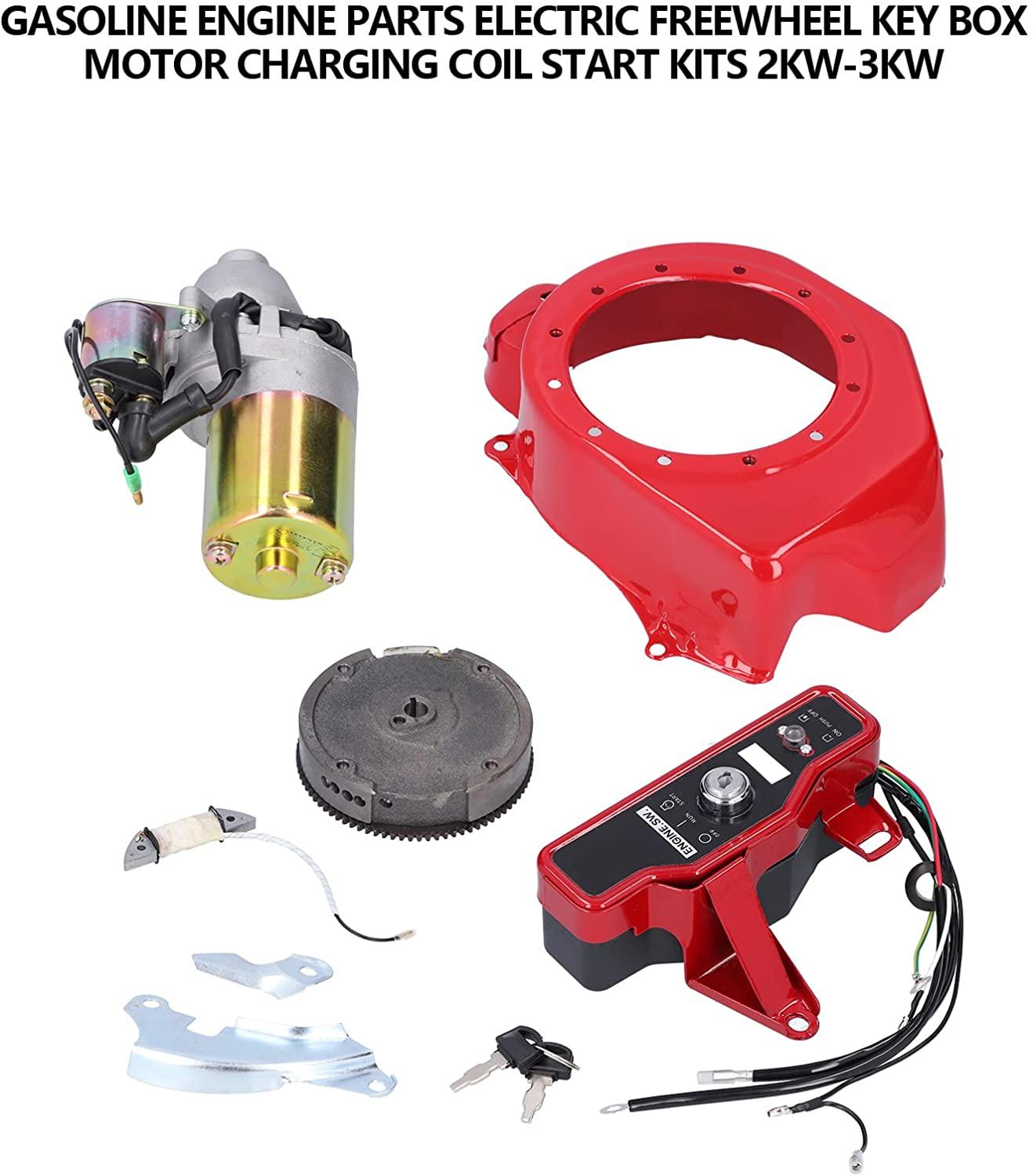Omabeta Electric Freewheel, Gasoline Engine Key Box Good Heat Dissipation Runs Smoothly for Gasoline Engine Parts for Generators for Adults