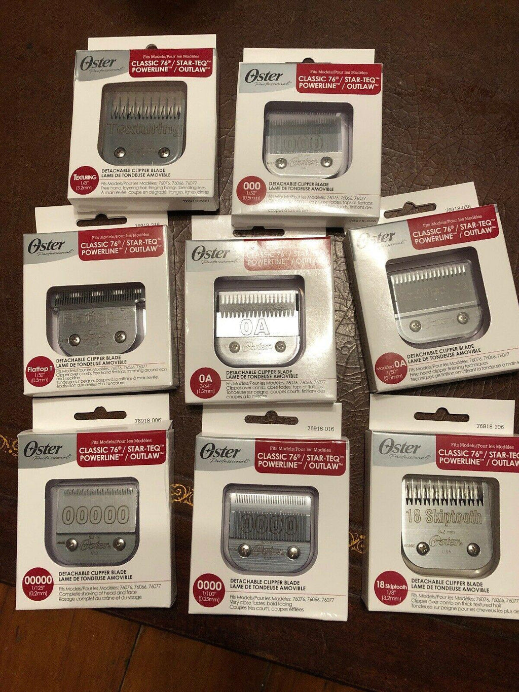 Oster 76 Blades Lot