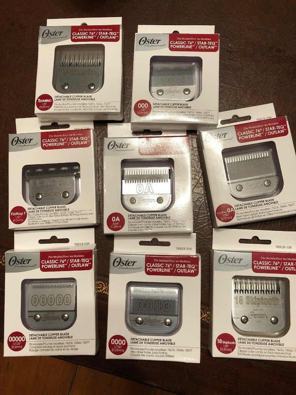 Oster 76 Blades Lot