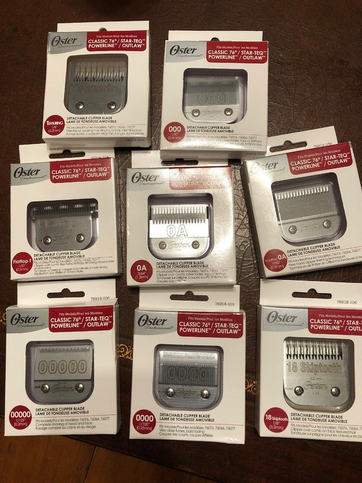 Oster 76 Blades Lot