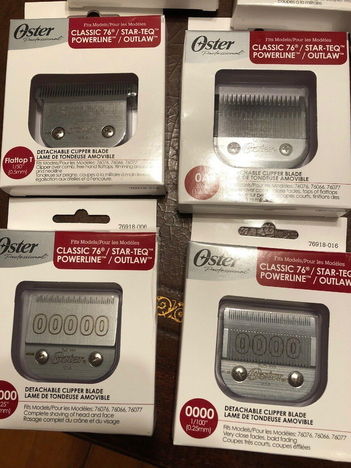 Oster 76 Blades Lot