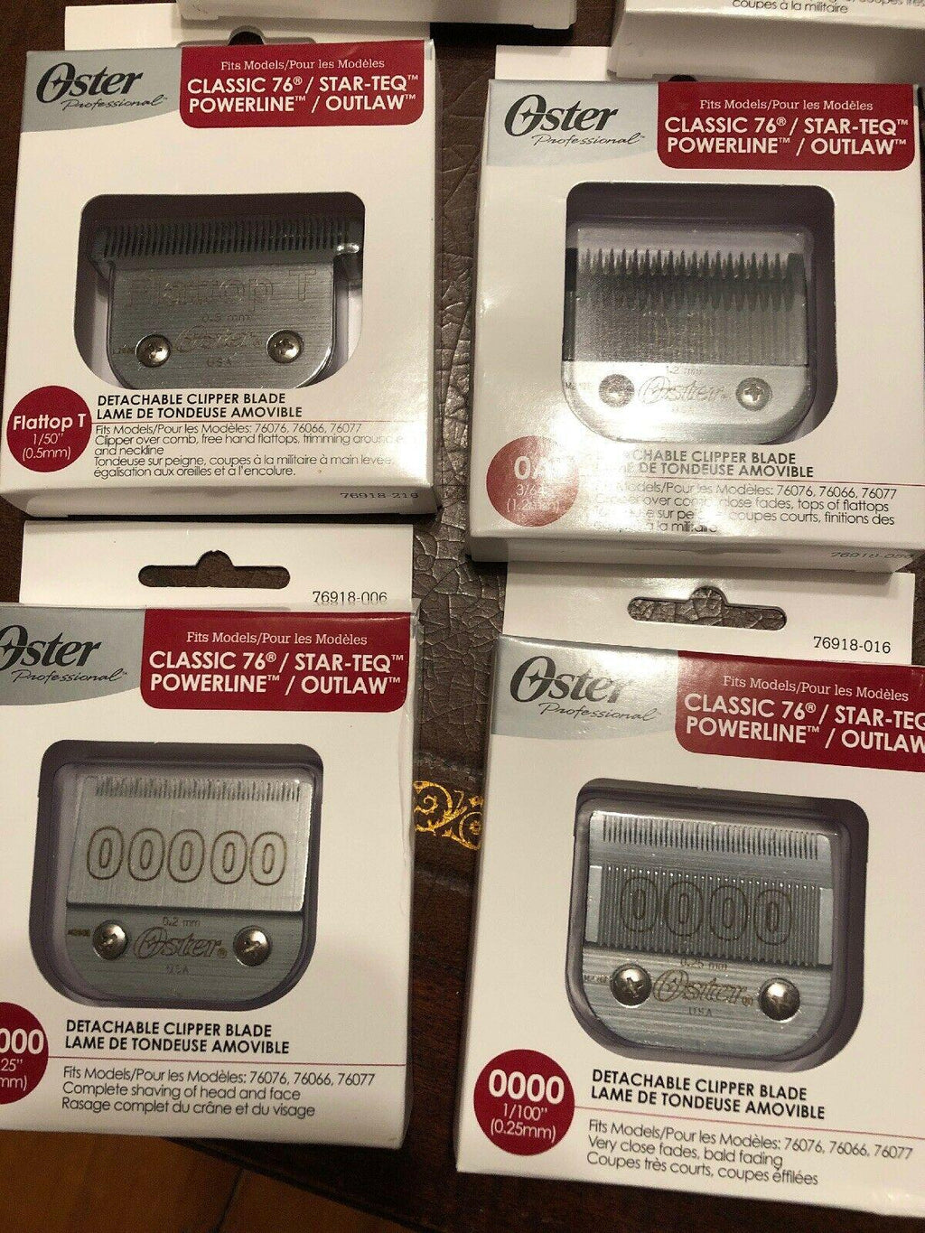 Oster 76 Blades Lot