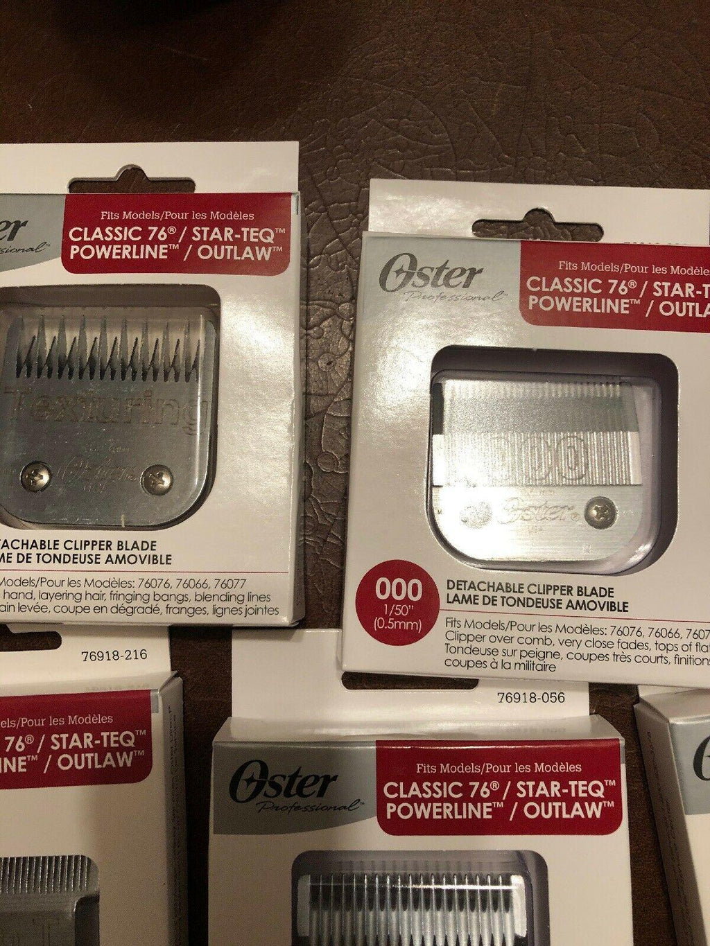 Oster 76 Blades Lot