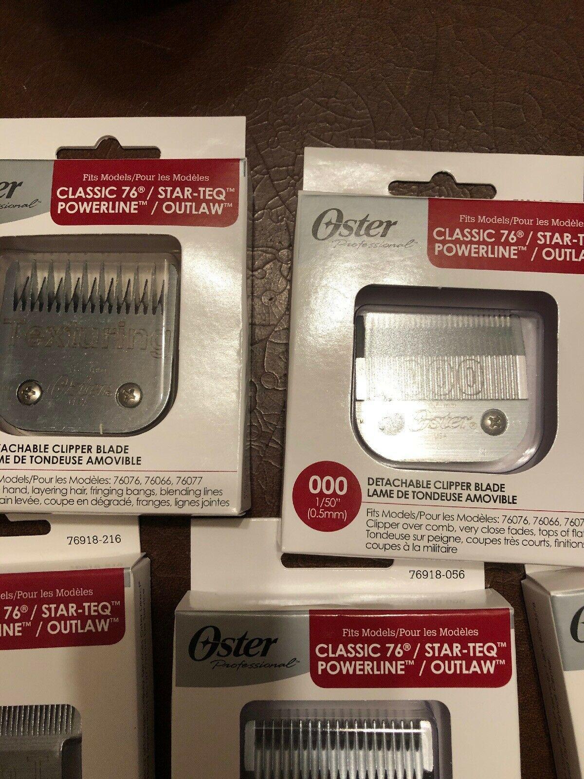 Oster 76 Blades Lot