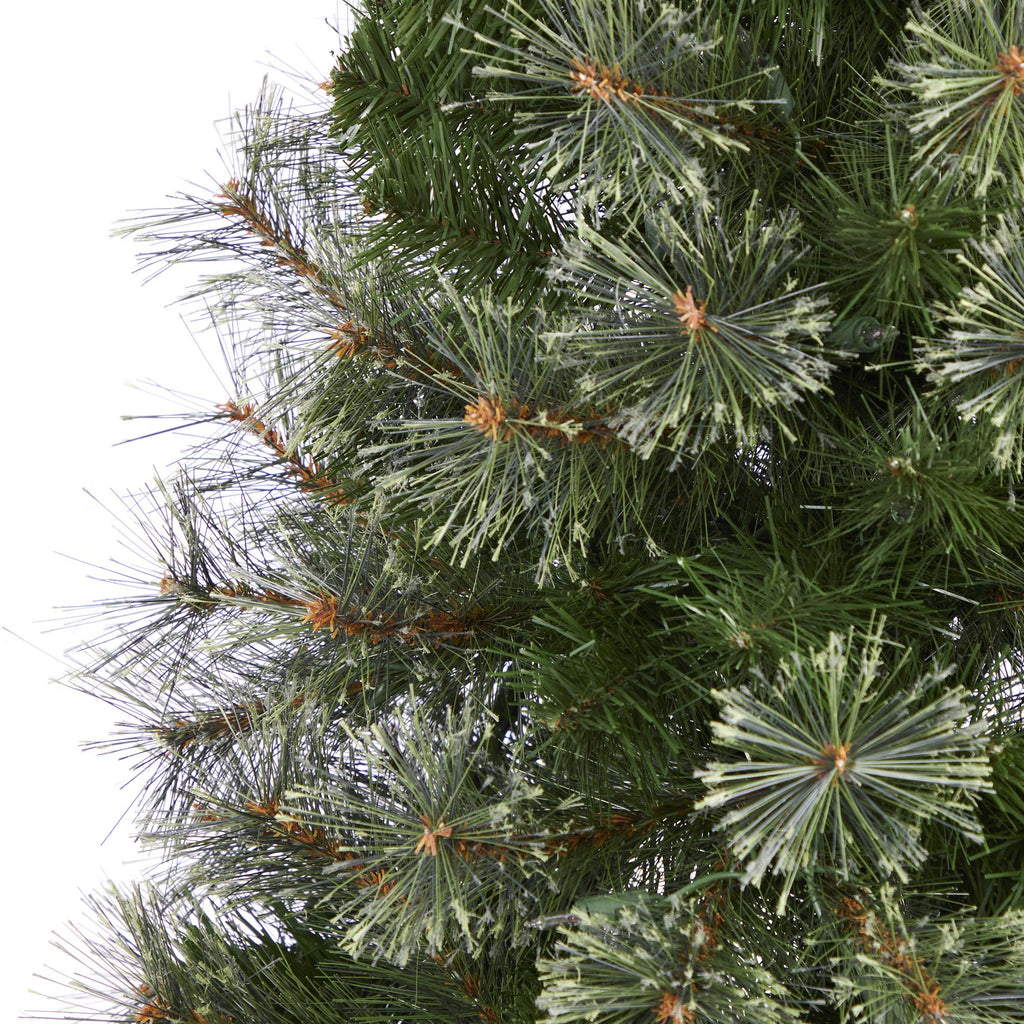 Nearly Natural Green 5' Cashmere Artificial Christmas Tree with 250 Clear Prelit Incandescent Lights