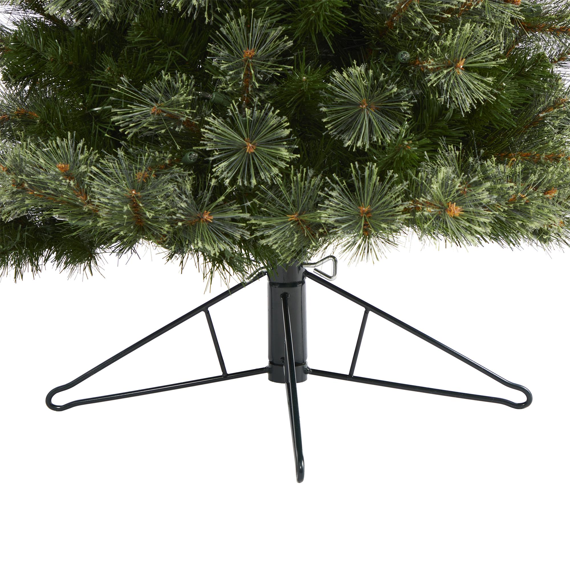 Nearly Natural Green 5' Cashmere Artificial Christmas Tree with 250 Clear Prelit Incandescent Lights