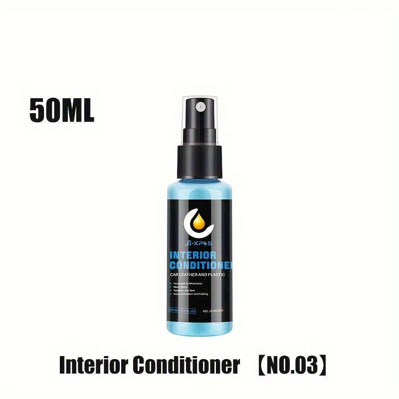 1pc Car Interior Coating Plastic Leather Polish Refinisher