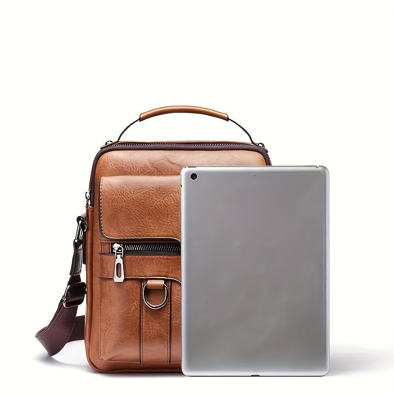 Crossbody Bag Women's Shoulder Bag  Leather Vertical Hand Business Women's Casual Leather Bag Satchel Bag For Women