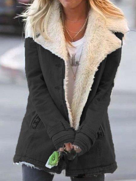 Long-sleeved Plus Fleece Warm Cotton Jacket
