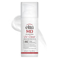 EltaMD UV Clear Face Sunscreen, SPF 46 Oil Free Sunscreen with Zinc Oxide, Protects and Calms Sensitive Skin and Acne-Prone Skin, Lightweight, Silky, Dermatologist Recommended, 1.7 oz Pump