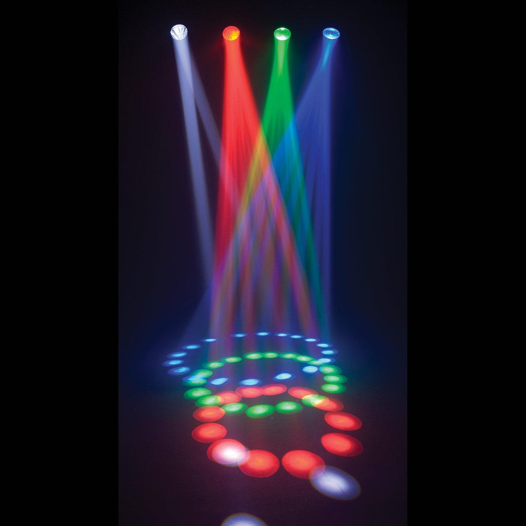 Chauvet DJ 4PLAY 2 RGBW LED Effect Light System with Hurricane 700 Fog Machine Package