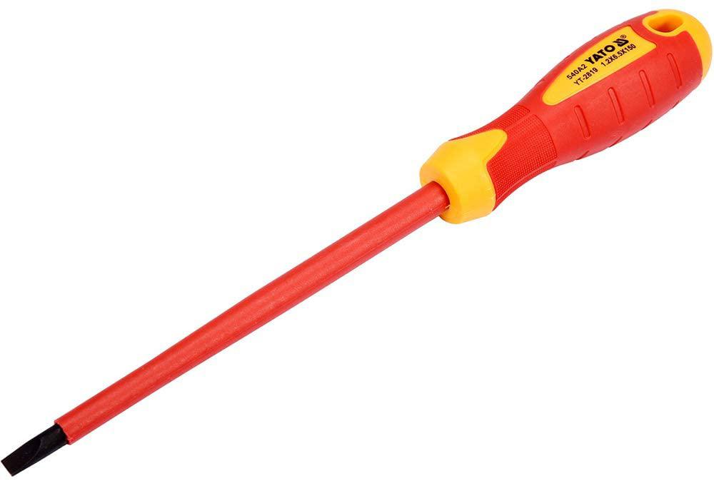 Yato Yt-2819 Insulated Screwdriver 1000V 6,5X150Mm |Power Tools|Hand Tools|Industrial Tools