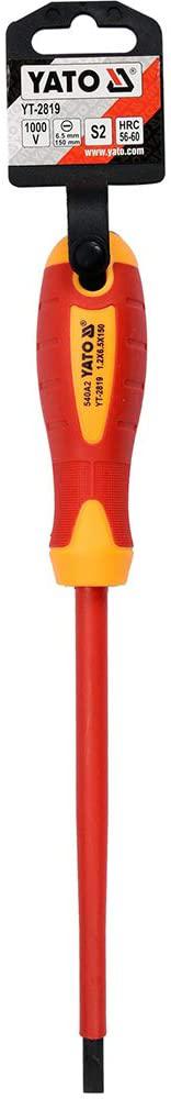 Yato Yt-2819 Insulated Screwdriver 1000V 6,5X150Mm |Power Tools|Hand Tools|Industrial Tools