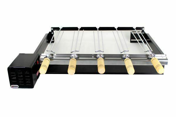 Brazilian Rotisserie BBQ Grill 5 Skewers Churrasqueira Giragrill 5 Espetos
