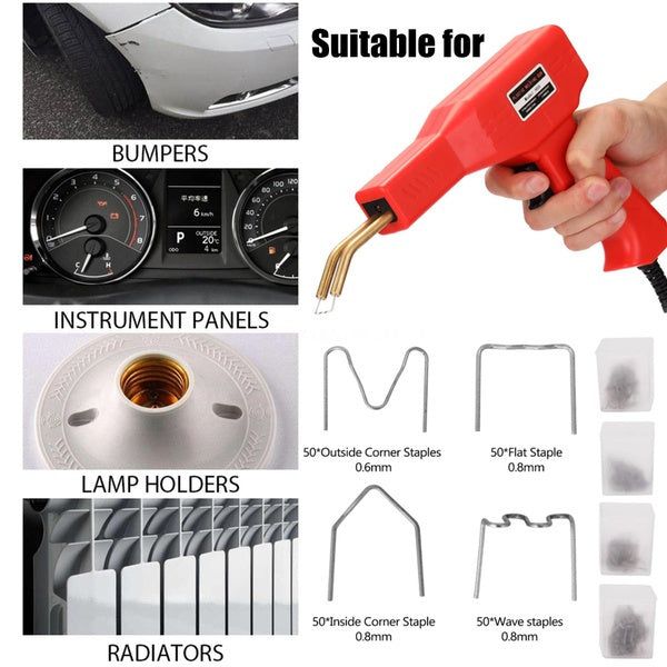 Hot Stapler Plastic Welding Machine Bumper Repair Kit Soldering Iron For Plastic Repair Car Bumper Repair Welding Gun