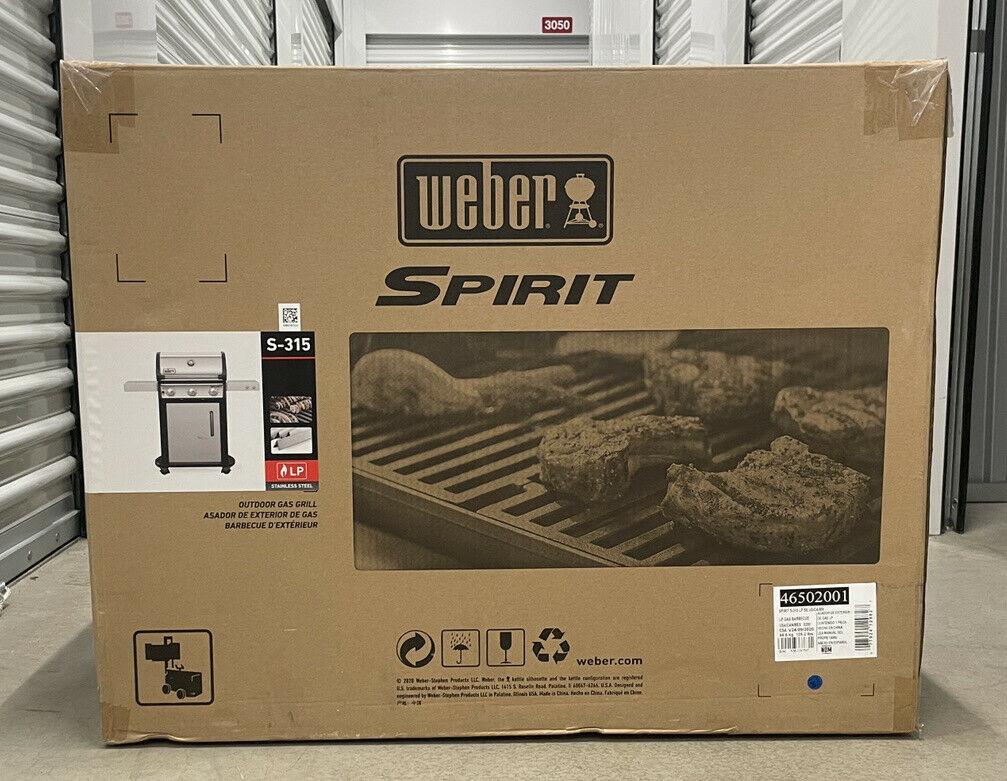 Spirit S-315 3-Burner Propane Gas Grill in  Steel