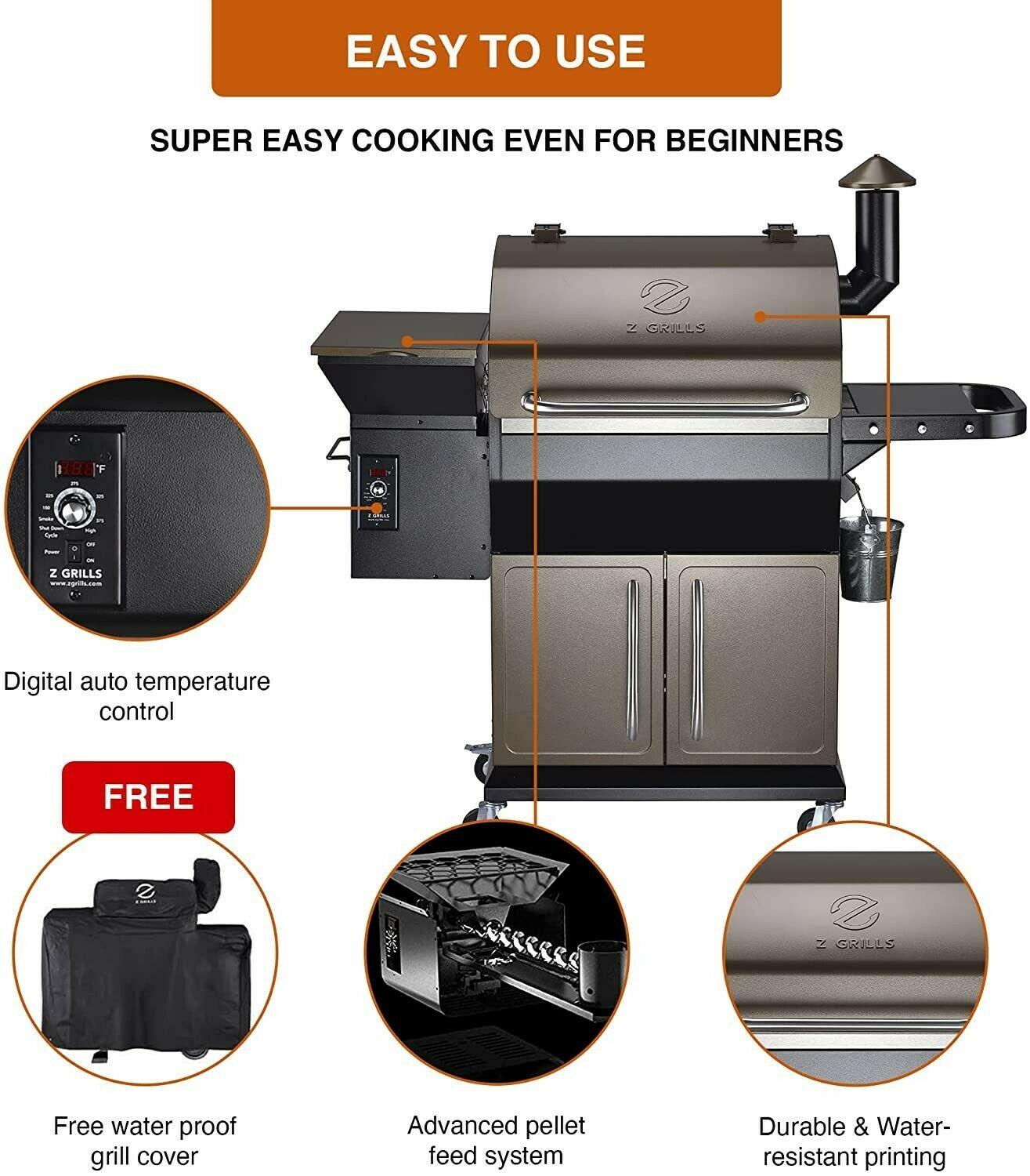 ZPG-1000D - BBQ Grill Auto Temperature Control, 1000 sq