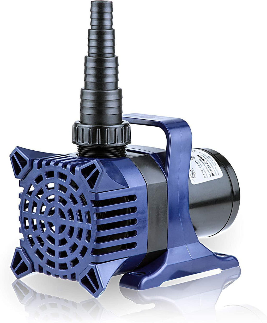 Alpine Corporation Alpine PAL2100 Cyclone Pump-2100 GPH-for Fountains, Waterfalls, and Water Circulation Pond Pump, 8"L x 5" W x 6"H, Black & Blue