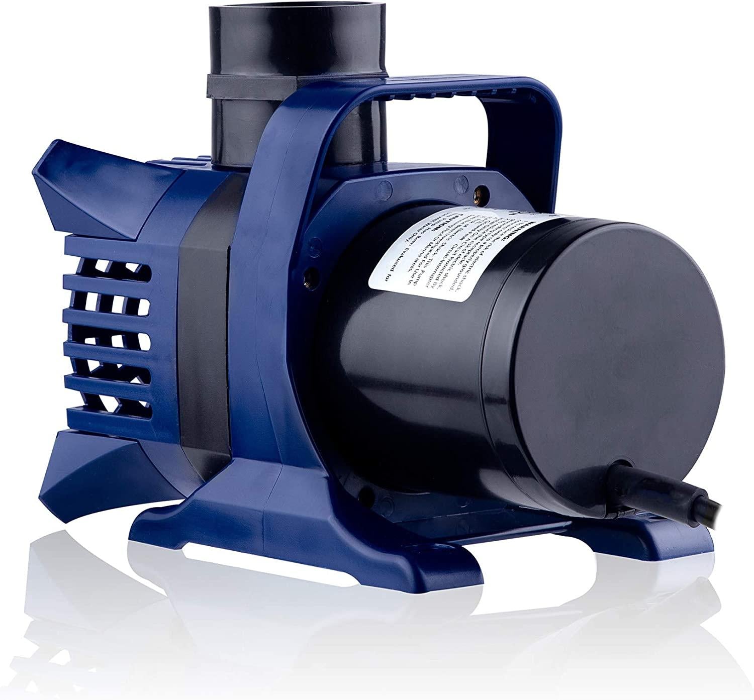 Alpine Corporation Alpine PAL2100 Cyclone Pump-2100 GPH-for Fountains, Waterfalls, and Water Circulation Pond Pump, 8"L x 5" W x 6"H, Black & Blue