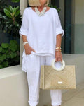 Ladies casual and comfortable suit