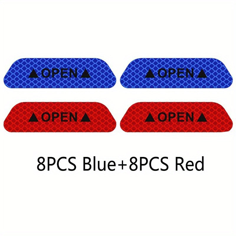 Boost Your Car's Safety &amp; Visibility With 4PCS Reflective Stickers!