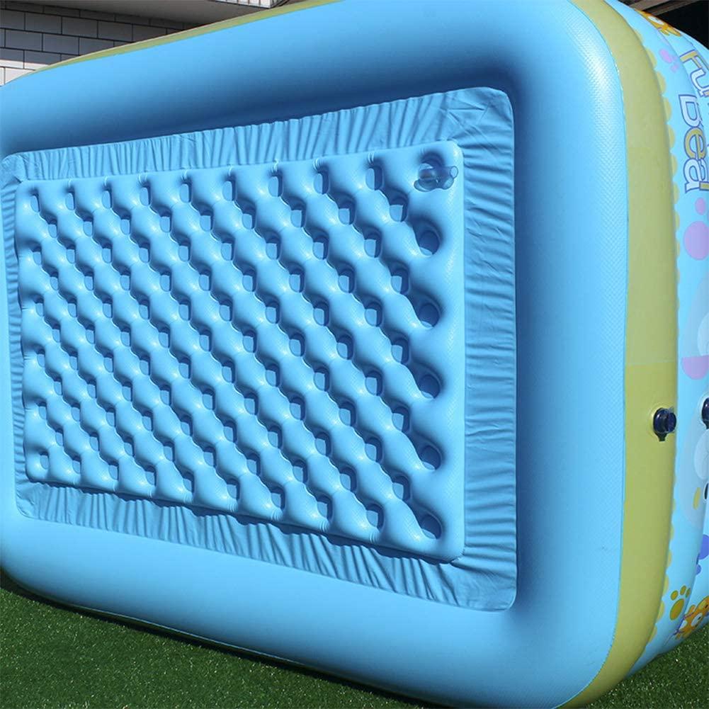 CJF Thicken Swimming Pools - Outdoor Garden Rectangular Inflatable Paddling Pool - for Kids, Adults