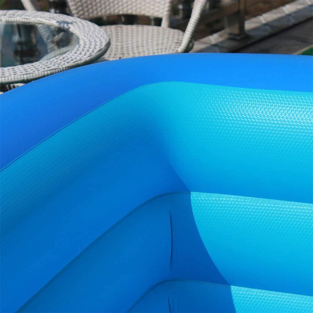 CJF Thicken Swimming Pools - Outdoor Garden Rectangular Inflatable Paddling Pool - for Kids, Adults