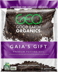 The Good Earth Organics, Gaia's Gift Premium Potting Soil, Organic Potting Soil for Heavy Feeding Plants Like Tomatoes, Hops & More (10 Gallon)