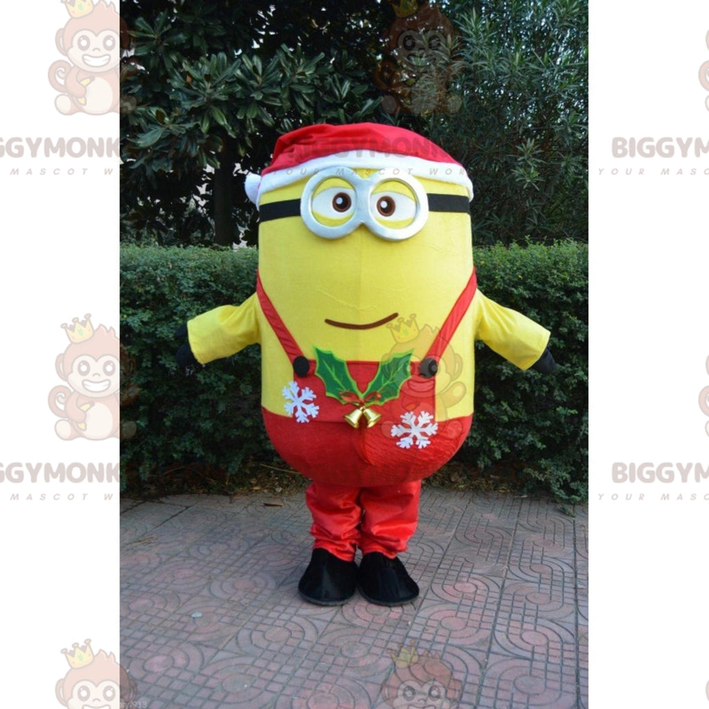 BIGGYMONKEYMinion Mascot Costume Christmas Outfit