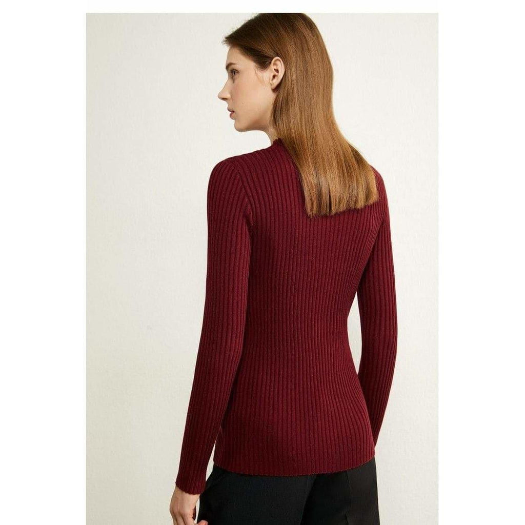 minimalist slim fit turtleneck sweater