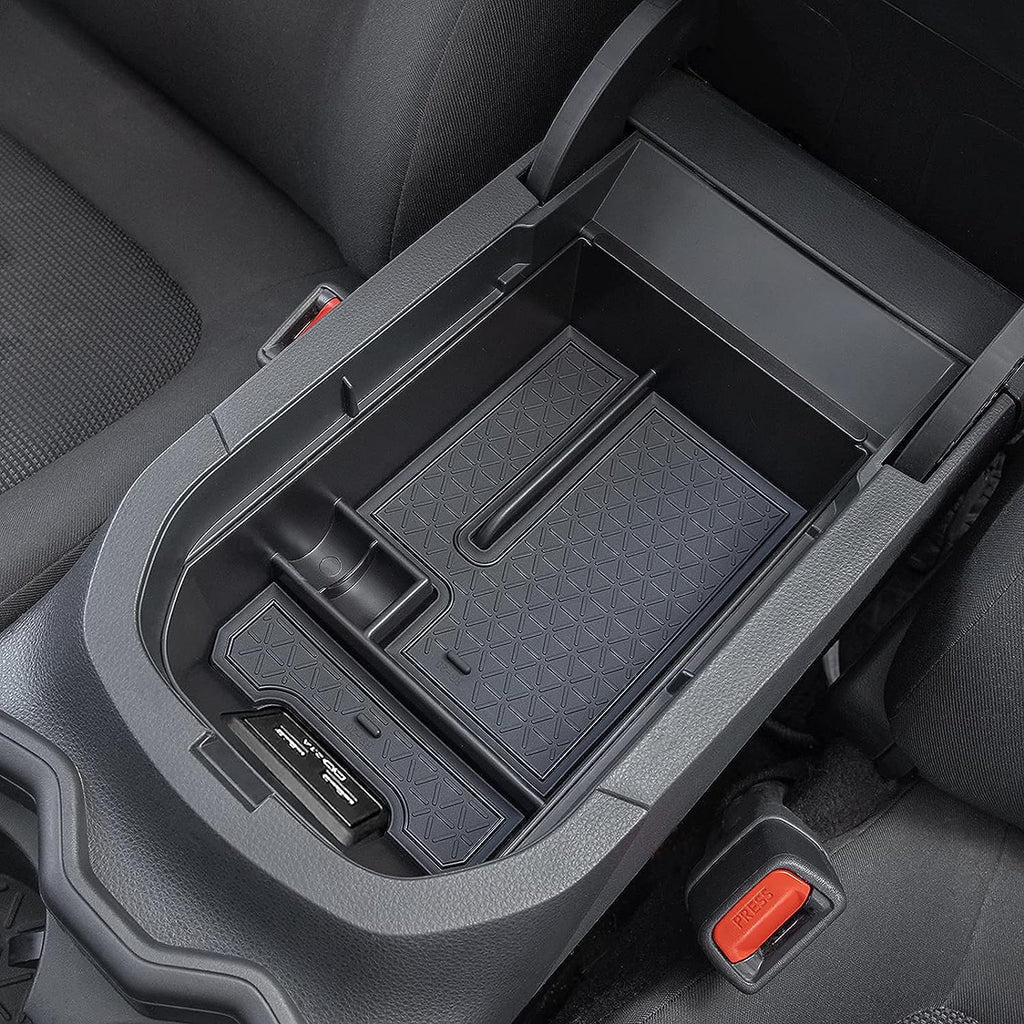 JDMCAR Center Console Tray Organizer Compatible with Toyota RAV4 Accessories 2023 2023 2023 2023 2023 and 2021-2023 RAV4 Prime, Armrest Insert Container ABS Material Secondary Storage Box
