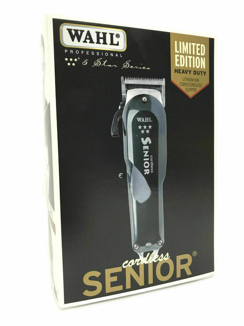 Wahl 5 Star Cordless Senior Professional Hair Clipper - 8504-830