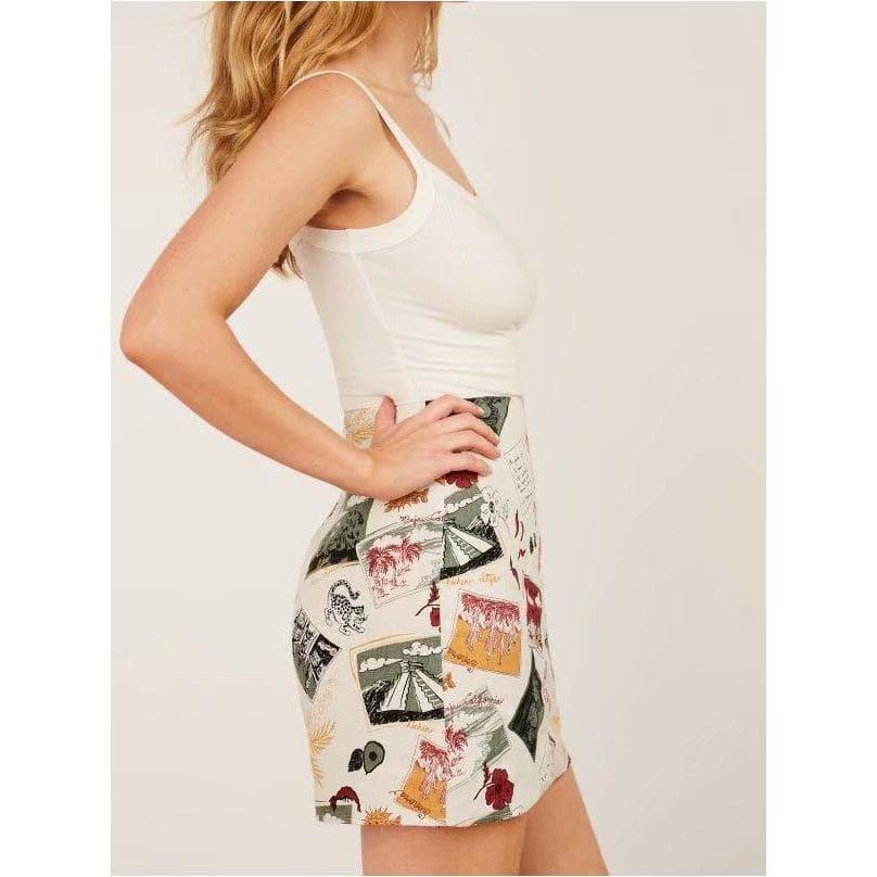 elegant casual mini skirt