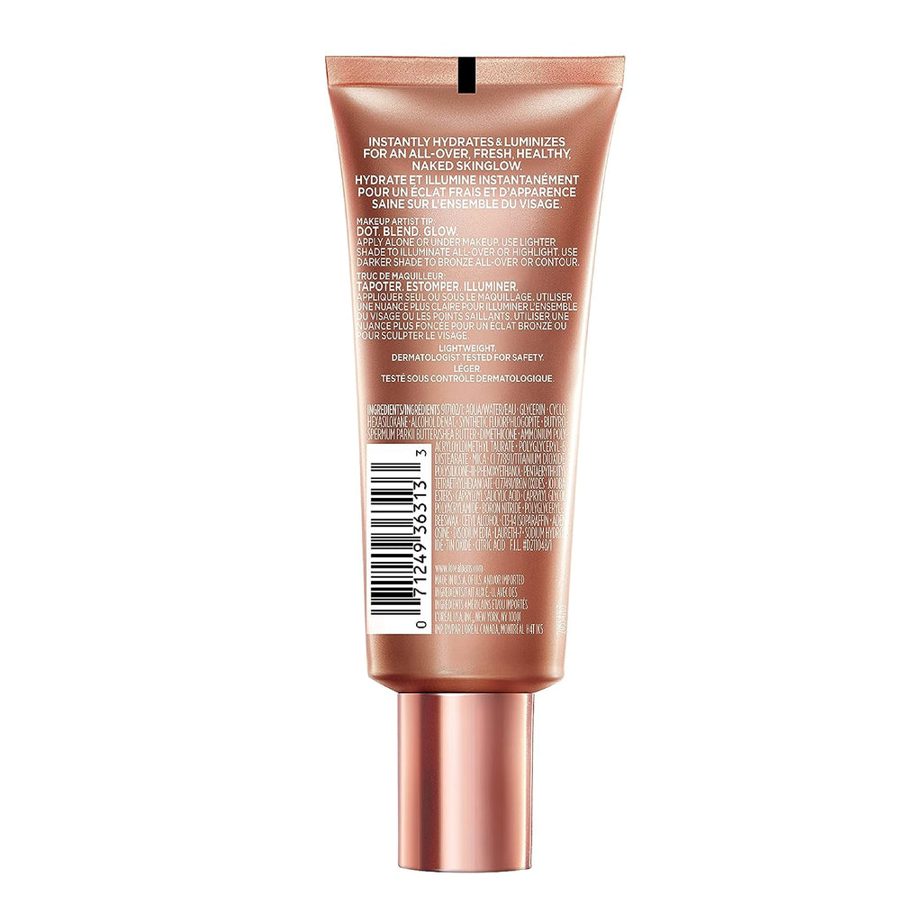L’Oréal Paris Makeup True Match Lumi Glotion, Natural Glow Enhancer, Illuminator Highlighter Skin Tint, for an All Day Radiant Glow, Deep, 1.35 Ounces
