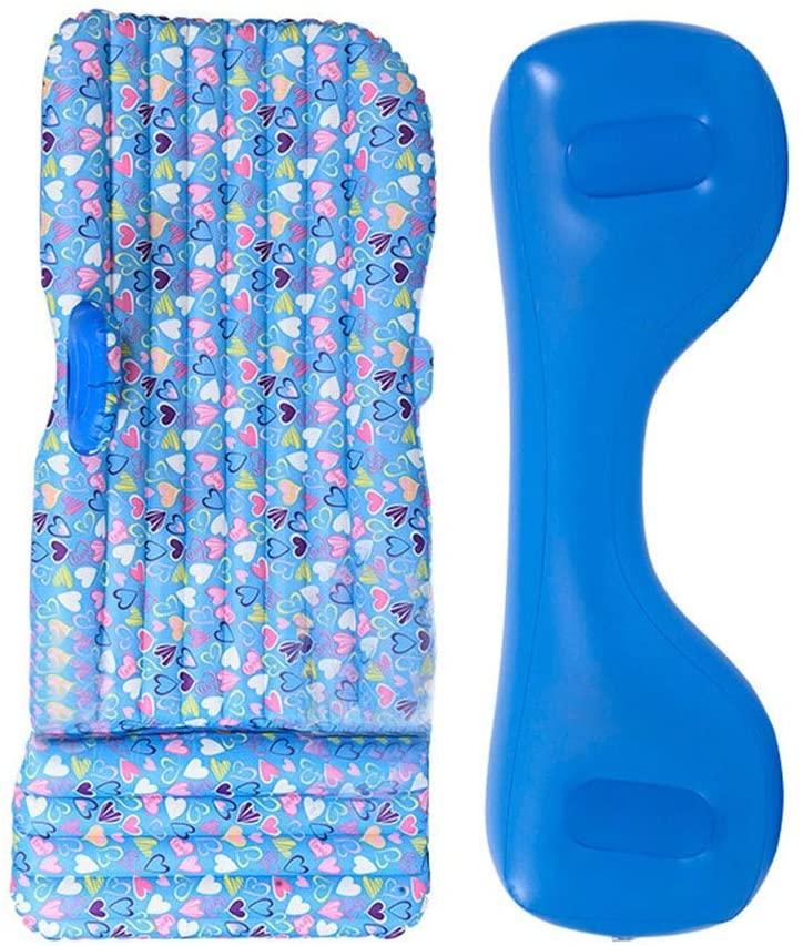 MDYYD Moisture-Proof Sleeping pad Car Rear Seat SUV Sleeping Pad Car Inflatable Bed Car Supplies Mattress Rear Row Travel Bed Portable Moisture-Proof Sleeping pad (Color : Blue, Size : 18388cm)