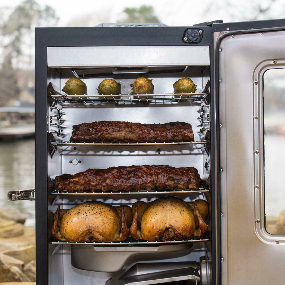 Electric Vertical Smoker 2-Air Dampers 4-Racks Digital Temperature Control