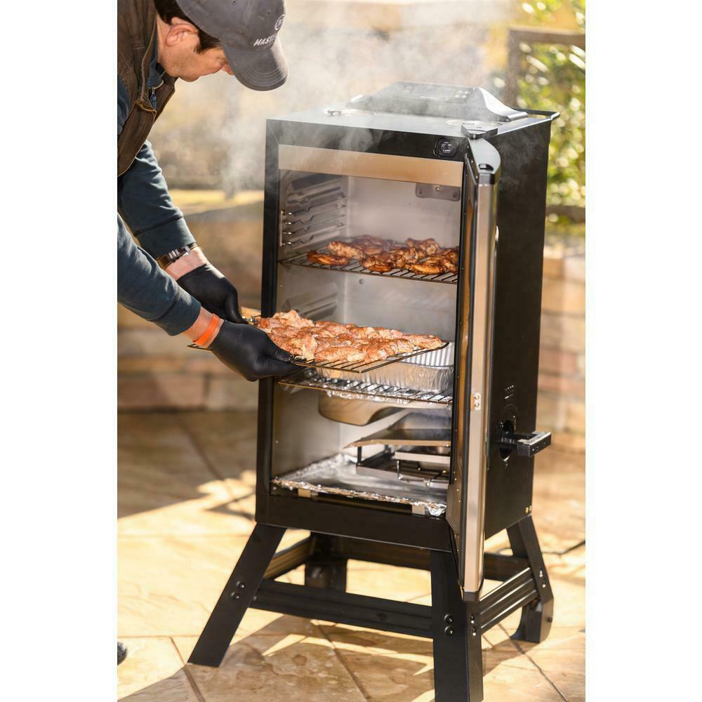 Electric Vertical Smoker 2-Air Dampers 4-Racks Digital Temperature Control