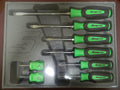 Snap-On 8 Piece Green Handle Combination Screwdriver Set, Part #SGDX80BG