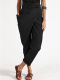 Ladies cotton and linen cozy casual pants