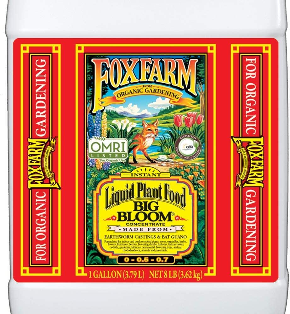 Fox Farm GLCMBX0005 Tiger Bloom Organic, Grow Big, 1 Gallon Combo Pack Fertilizer