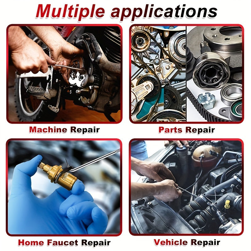 11pcs Precision Pick &amp; Hook Set With Scraper For Remove Automotive Electronics Maintenance Hoses Gasket Hand Pick Up Tools