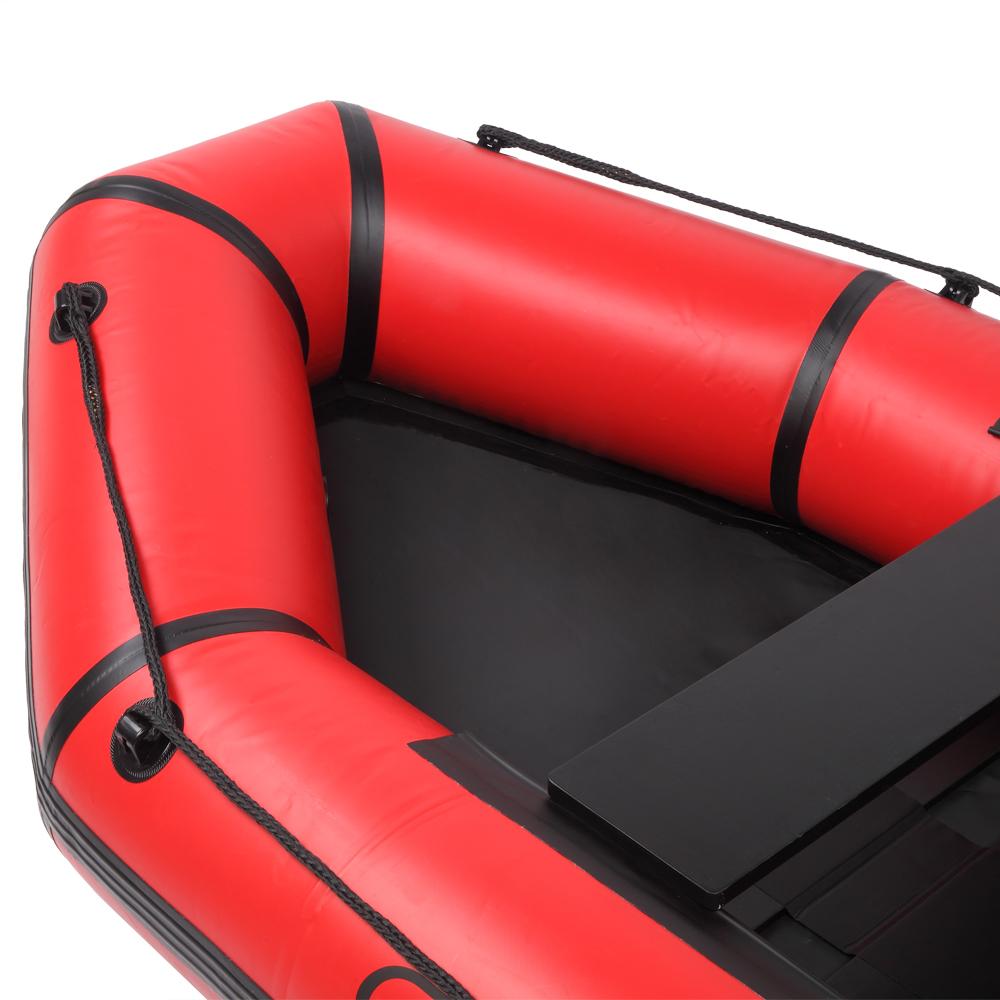 2 Person Inflatable Boats for Adults for Lake River Float Fishing , 10ft - Black Red