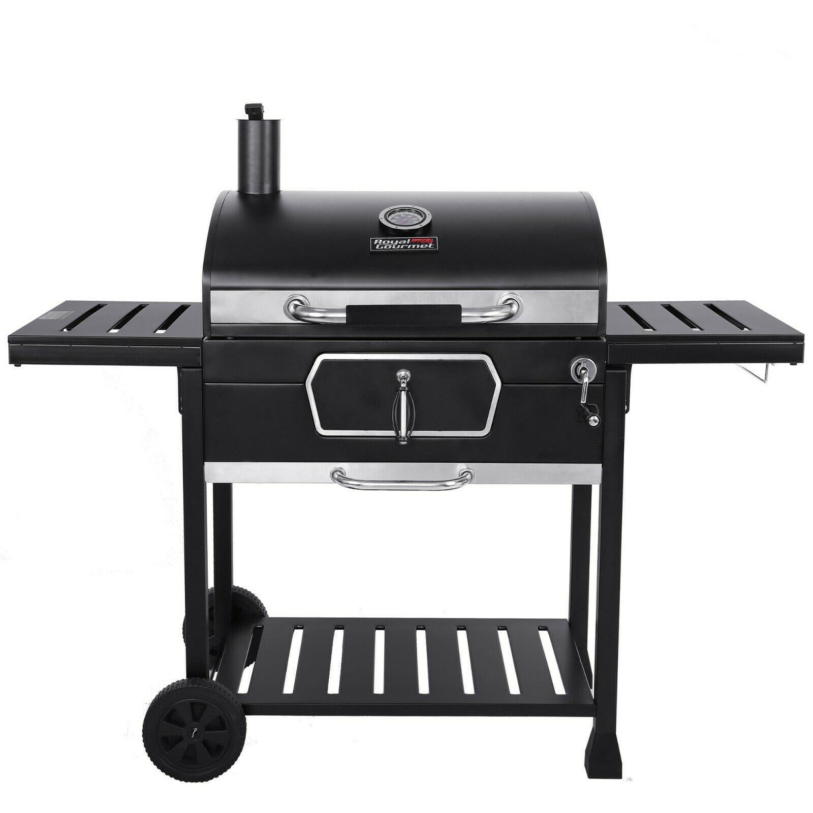 Deluxe Charcoal Grill 30-Inch LarBBQ Smoker CD2030AN