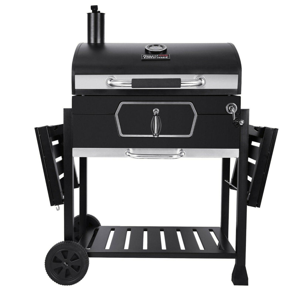 Deluxe Charcoal Grill 30-Inch LarBBQ Smoker CD2030AN
