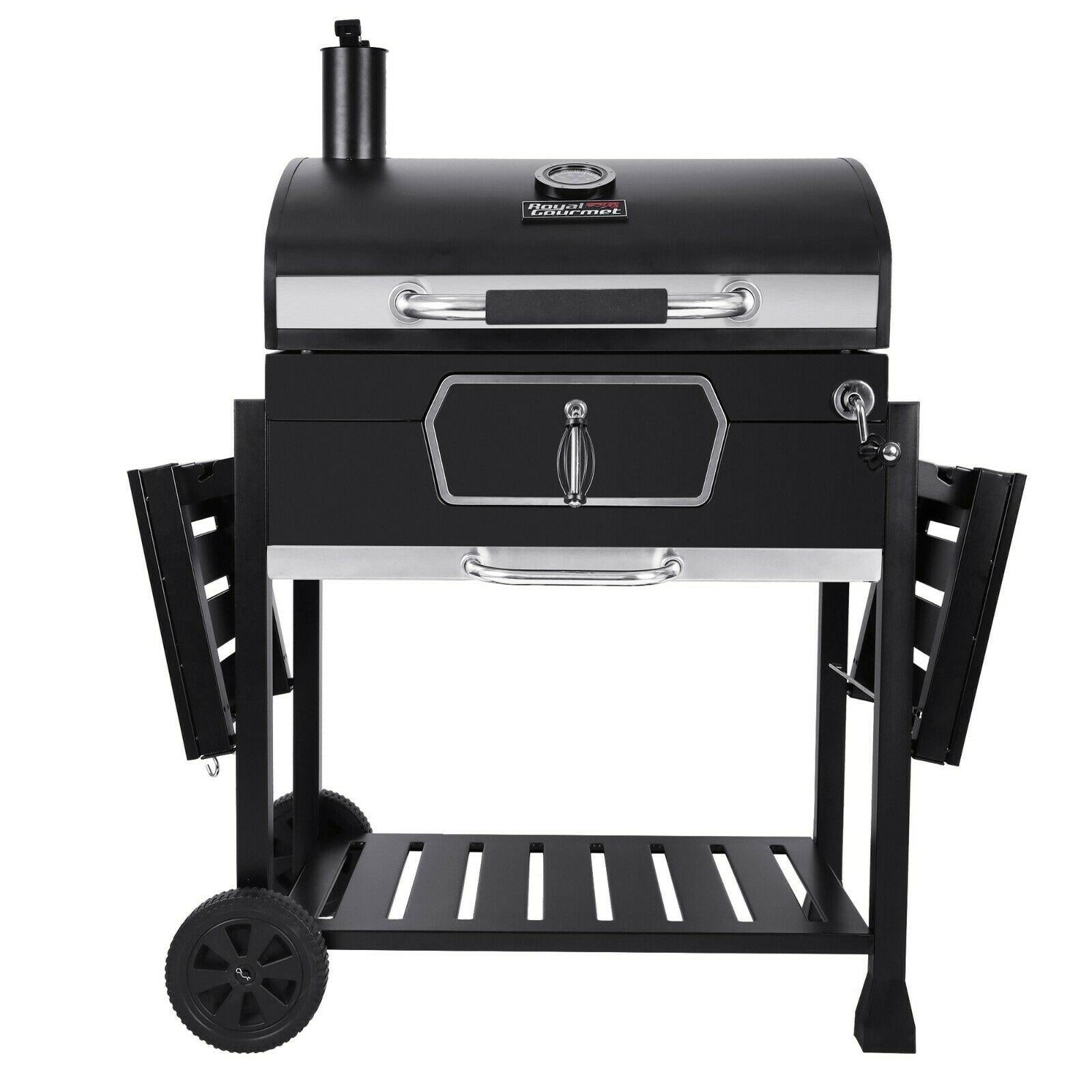 Deluxe Charcoal Grill 30-Inch LarBBQ Smoker CD2030AN