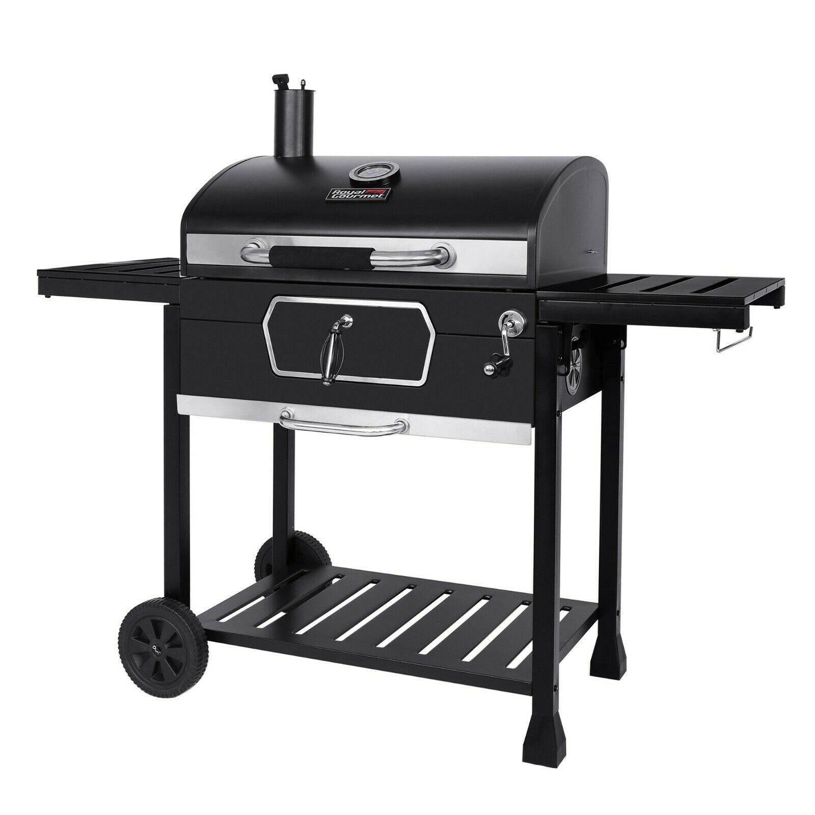Deluxe Charcoal Grill 30-Inch LarBBQ Smoker CD2030AN