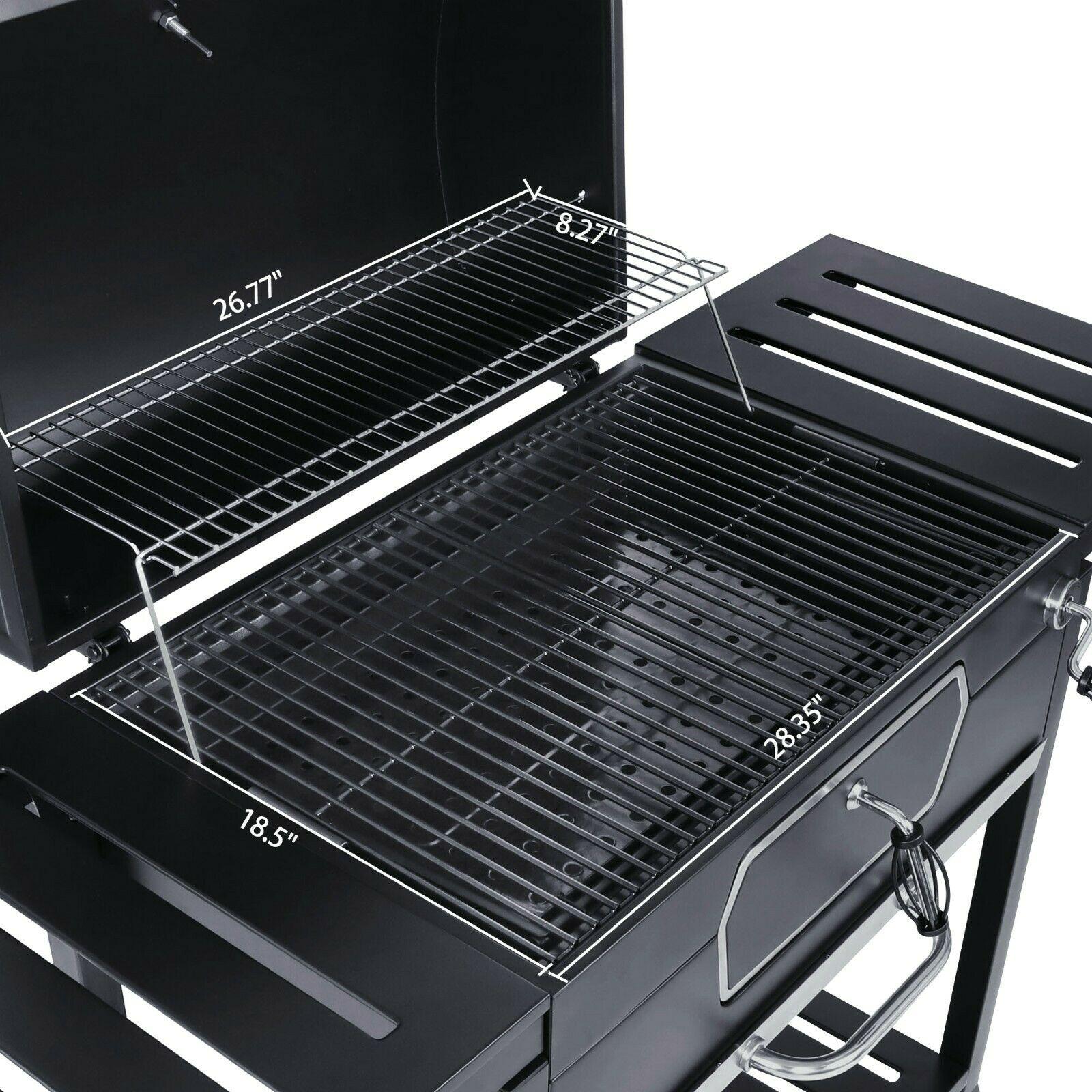 Deluxe Charcoal Grill 30-Inch LarBBQ Smoker CD2030AN