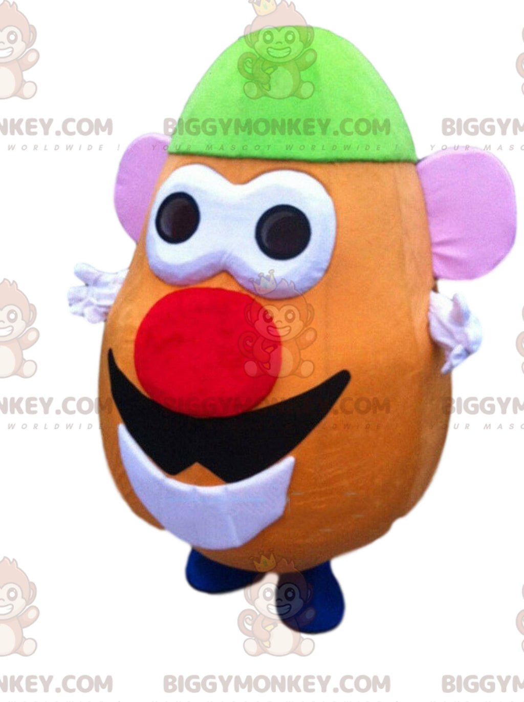 BIGGYMONKEYmascot costume of Mr. Potato Head, popular Toy Story character