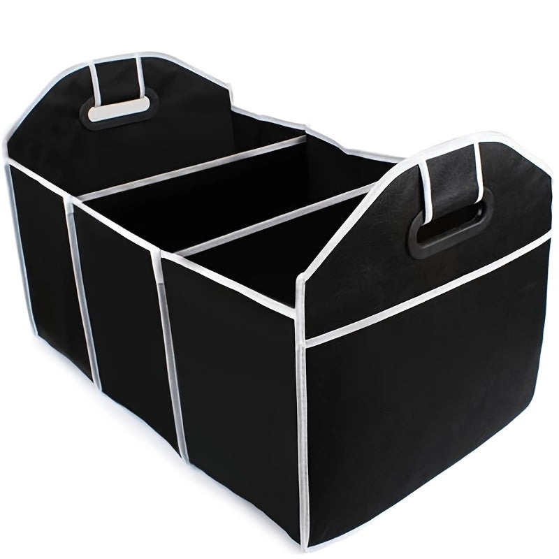 Car Trunk Cargo StoraBag, Foldable Black StoraBox For Car And Trunk