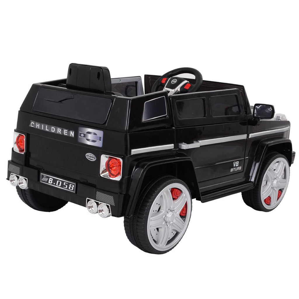 Veryke Electric Cars for Kids, Black Electric Cars for Kids to Ride, Battry-Powered Ride On Mini Car Gifts for Children Child Boys, 12V Kids Ride-On Truck Car w/ Remote Control